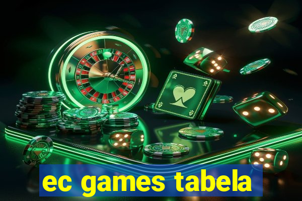 ec games tabela